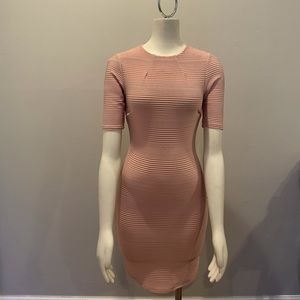 Pink Body Con Dress